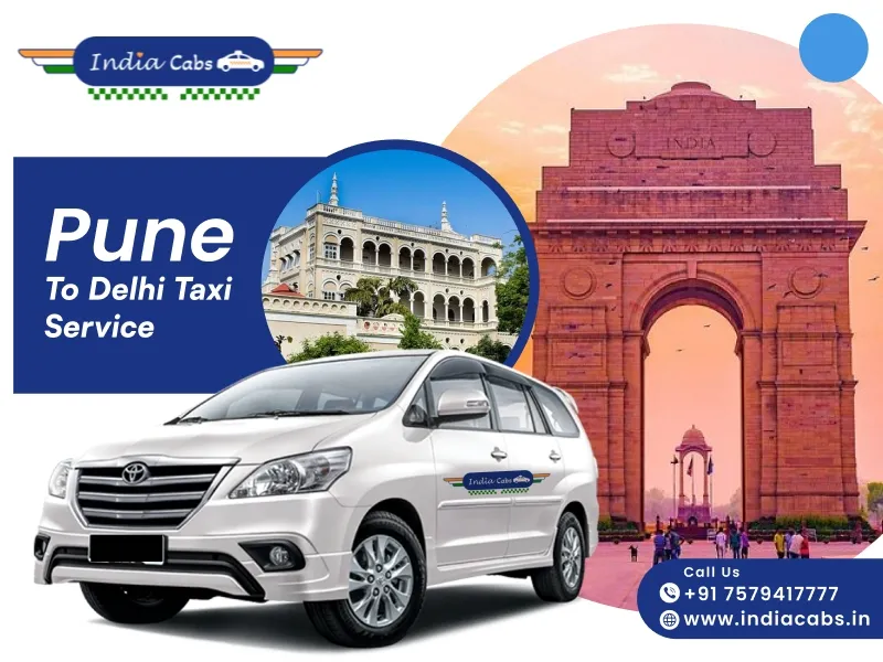 Pune to Delhi Taxi Service